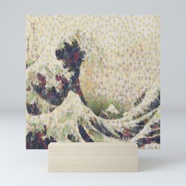 The Great Wave Of Honeydew Melon After Hokusai Mini Art Print