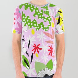 Maximalist Spring Floral All Over Graphic Tee