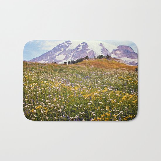 Rainier Flowers Bath Mat