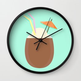 Cocada Wall Clock | Digital, Food, Vector, Graphic Design 