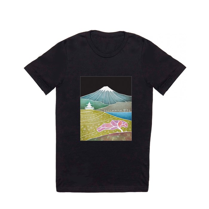 volcano, Japanese landscape T Shirt