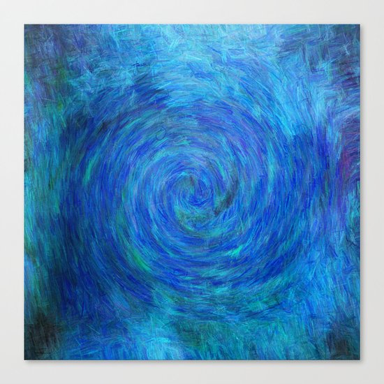Into Blue Canvas Print