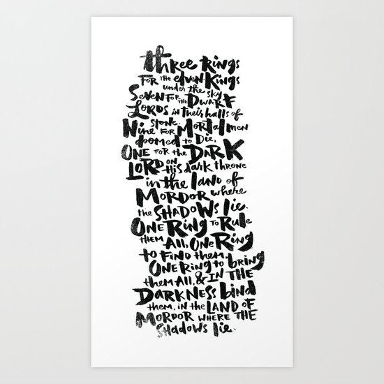 One Ring Art Print