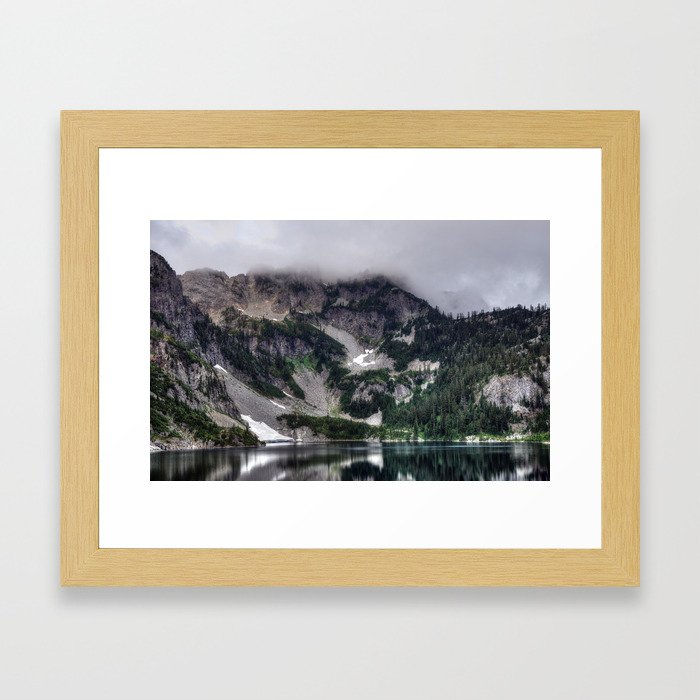 Alpine Lakes Scenic Framed Art Print