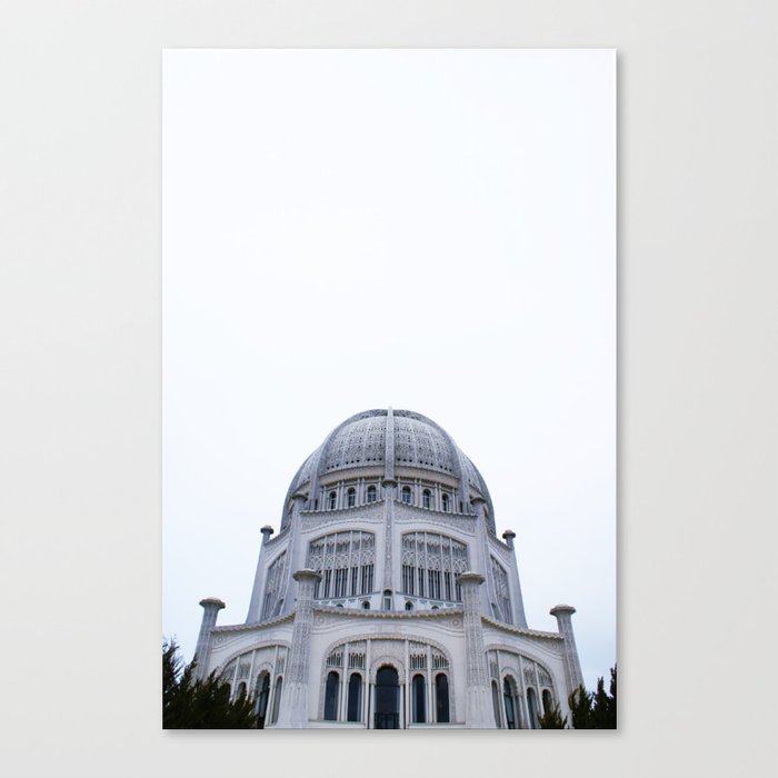 The Bahai Temple Canvas Print