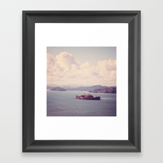 The Rock Framed Art Print