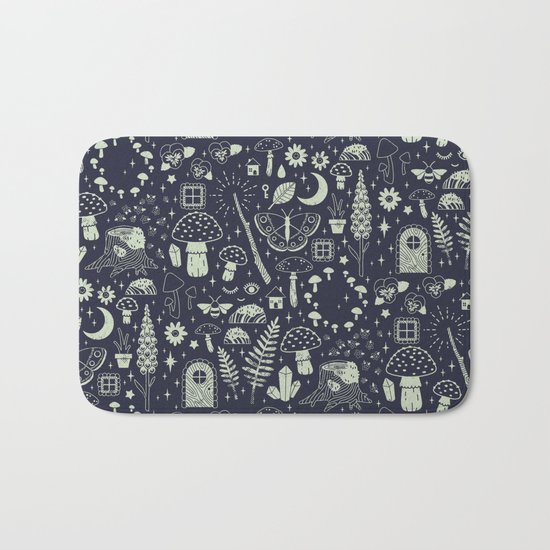 Fairy Garden: Midnight Bath Mat