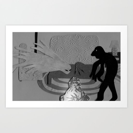 The Creeps Art Print