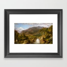 Frederic Edwin Church - The Heart of the Andes - Hudson River School Oil Painting Framed Art Print