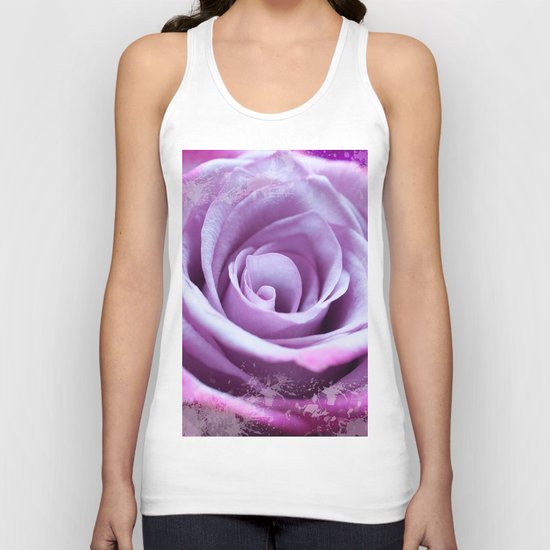 Rose of Love #Pink #Purple #art #society6 Unisex Tank Top