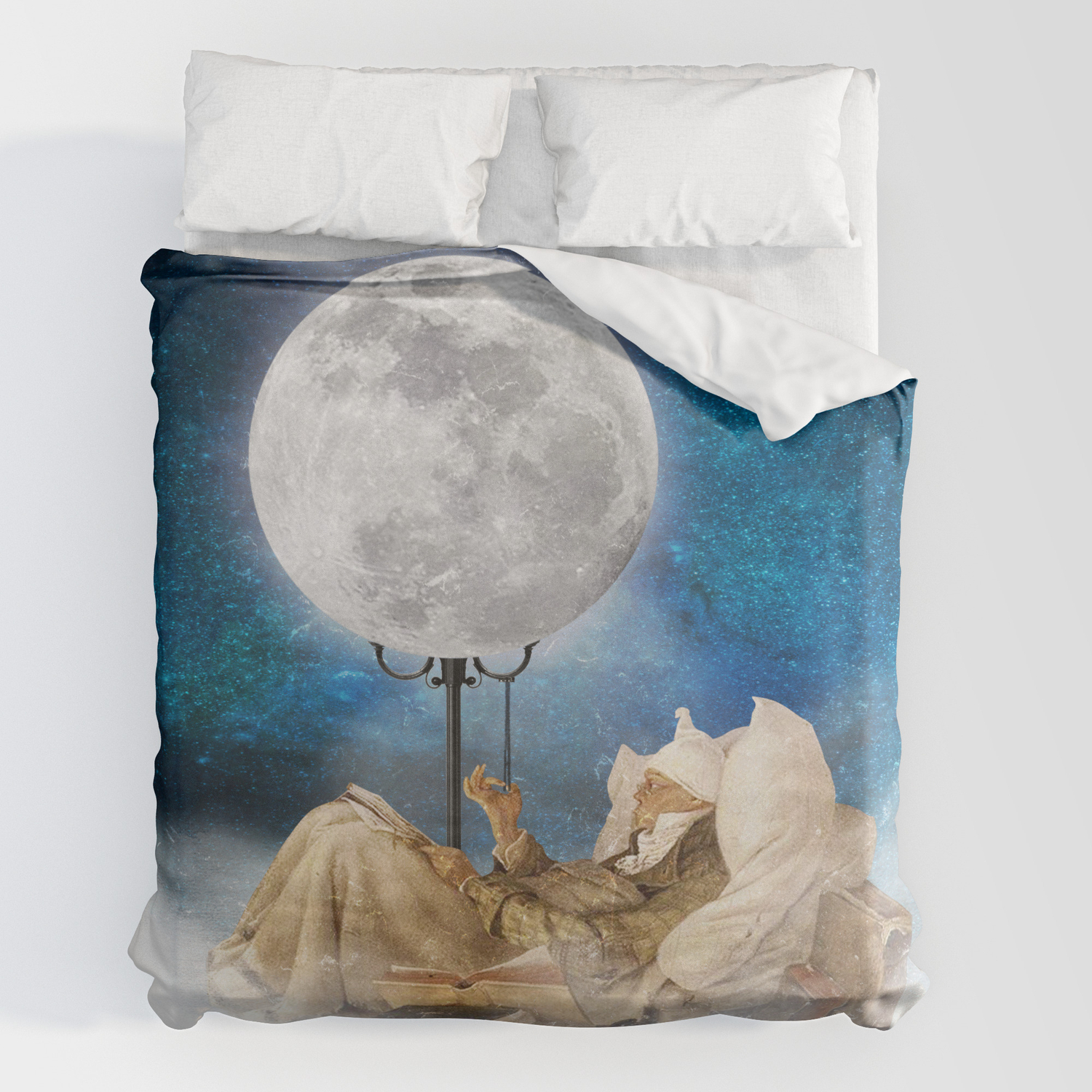 Good Night Moon Duvet Cover By Diogo, Moon Duvet Cover