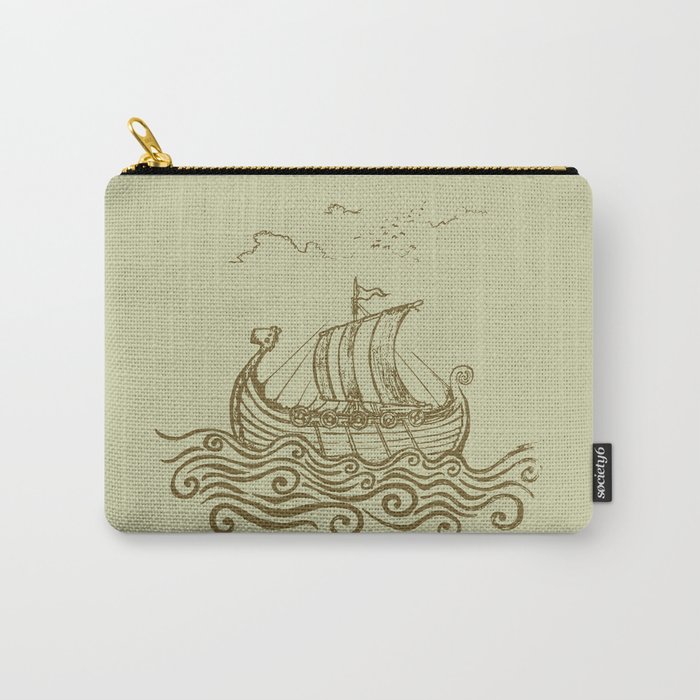 Viking ship Carry-All Pouch