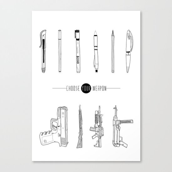 US AND THEM Canvas Print