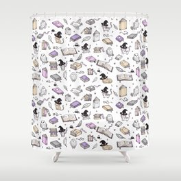 Wizard's Library Shower Curtain