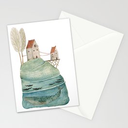 The sea house #1 Stationery Card