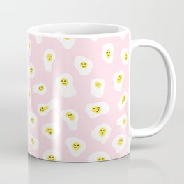 Fun egg face pattern (more faces!!) Coffee Mug