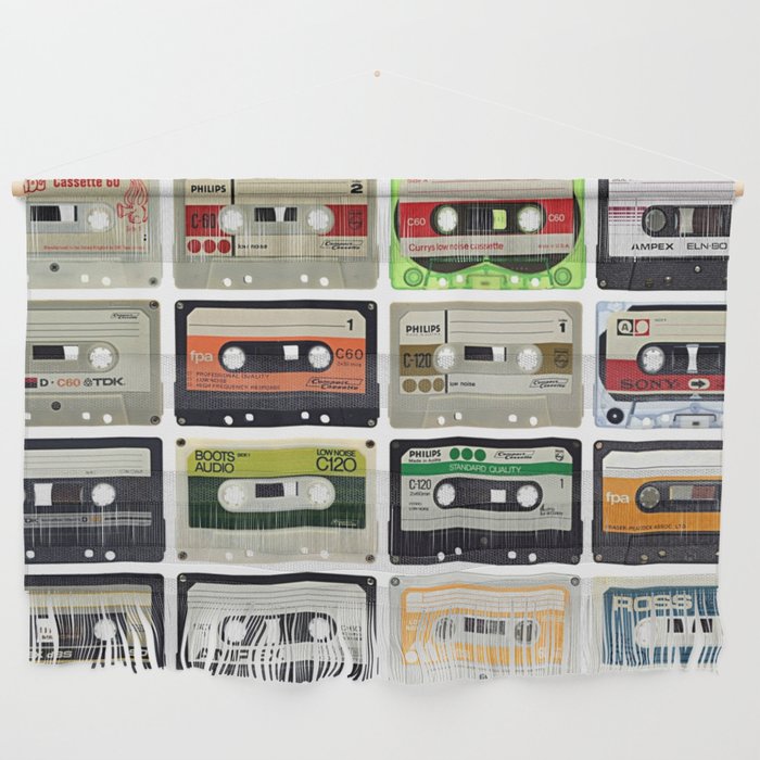 Audio Cassettes Tape Wall Hanging