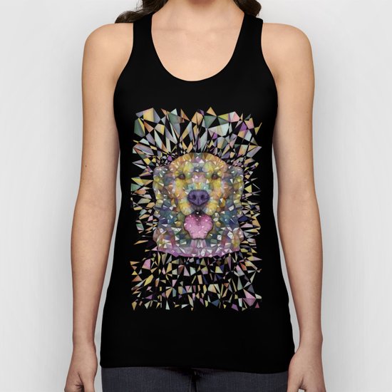 rainbow dog Unisex Tank Top