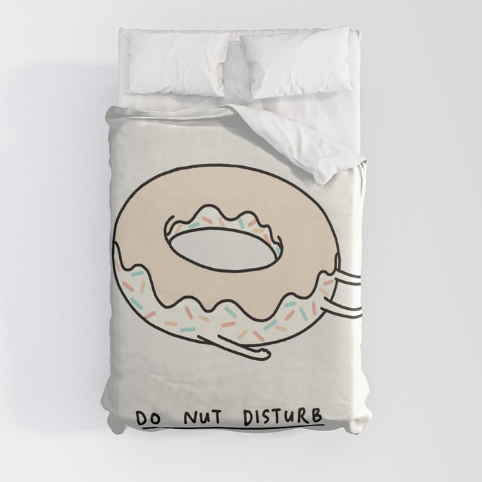 Donut Disturb Duvet Cover