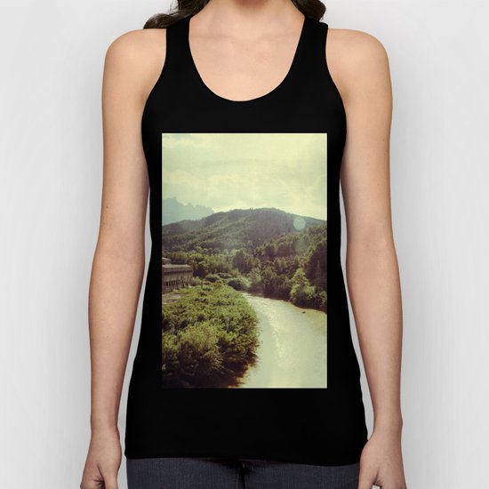 Between Mountains Unisex Tank Top