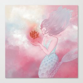Cloud Mermaid Canvas Print