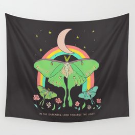 In Darkness, Look Towards the Light Wall Tapestry