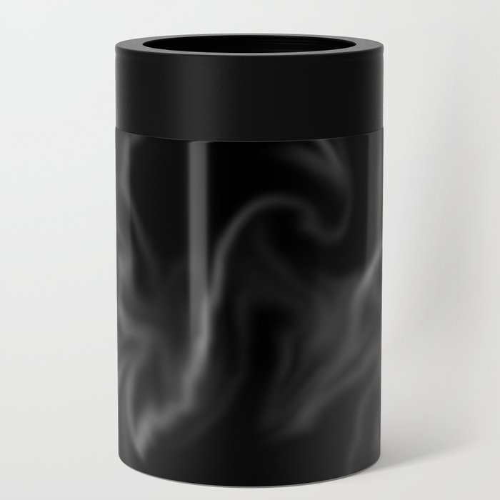 Minimalist Black Marbling Design Can Cooler