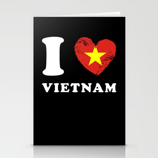 Vietnam I Love Vietnam Stationery Cards