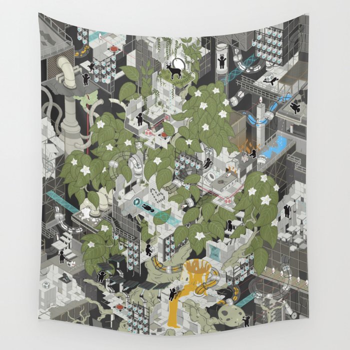 Aperture Science: All science, all the time Wall Tapestry