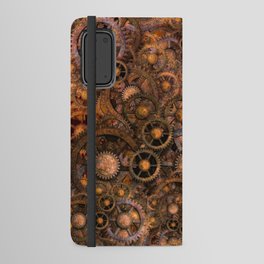 Steampunk Background Android Wallet Case