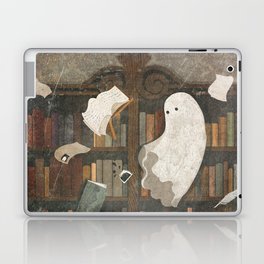 There's a Poltergeist in the Library Again... Laptop Skin