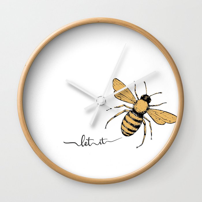 Let it Bee Wall Clock
