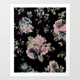 Dark Floral Art Prints For Any Decor Style Society6