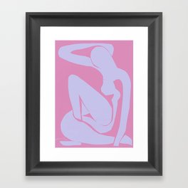 The Blue Nude at Dawn by Henri Matisse Framed Art Print