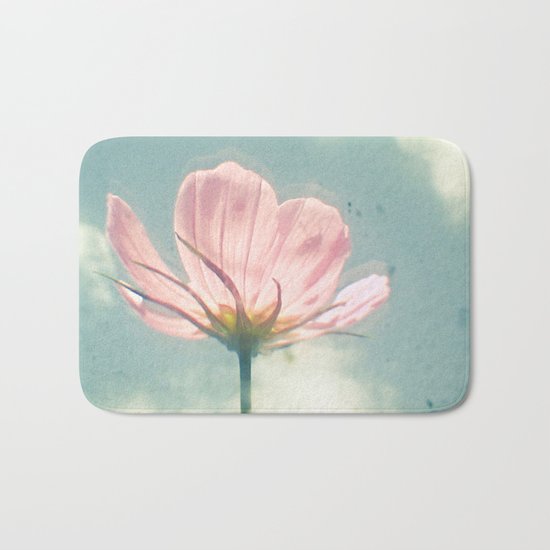 Pink Cosmos Bath Mat