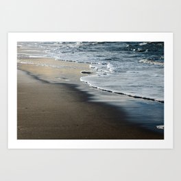 Waves at the Beach Landscape photography - Framed Art Print Color Art Print