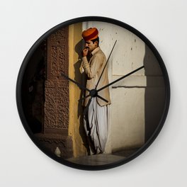 Gatekeeper - Mehrangarh Fort Jodhpur - Rajastan - India Wall Clock