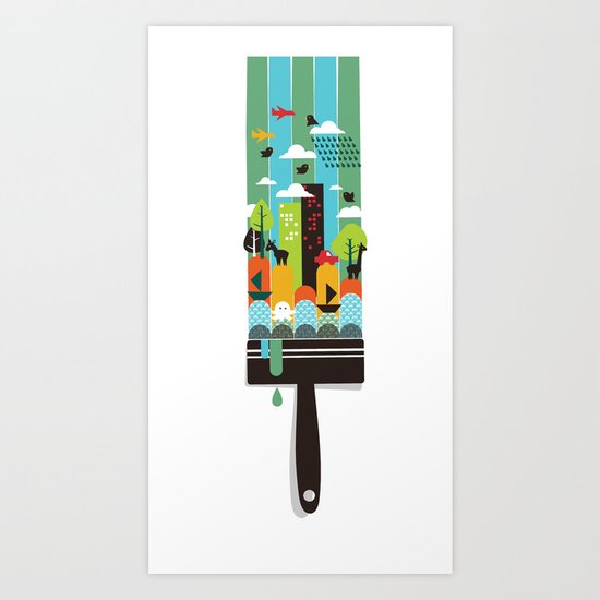 Paint your world Art Print