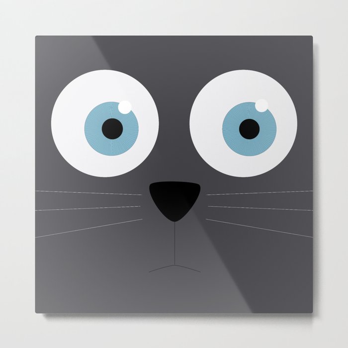 Cat eyes Metal Print