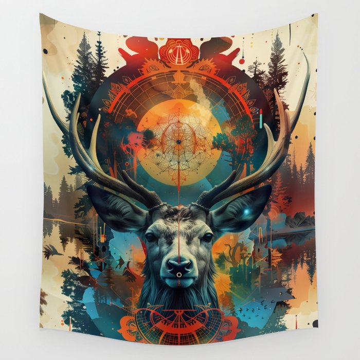 Dream Deer Wall Tapestry