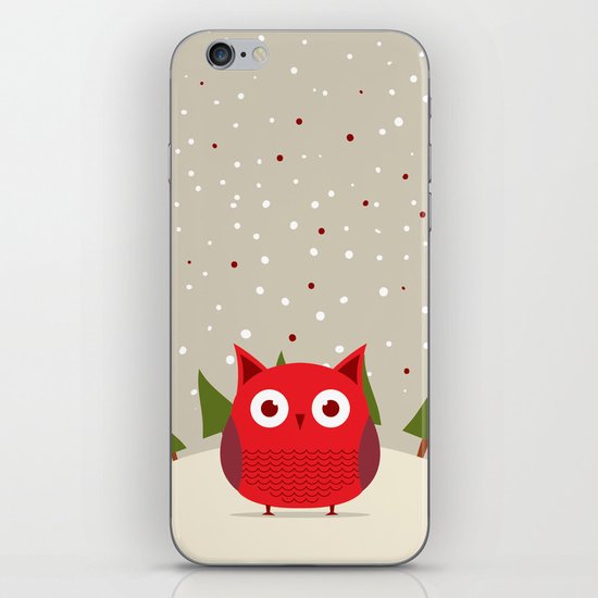 Cute owl iPhone & iPod Skin