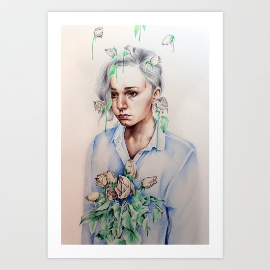 In Gloom/In Bloom Art Print