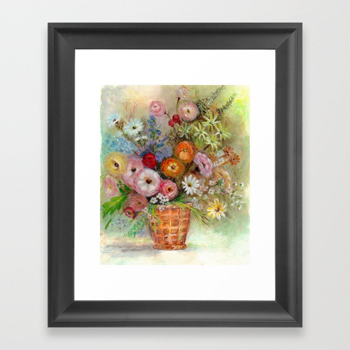 Flowers Framed Art Print