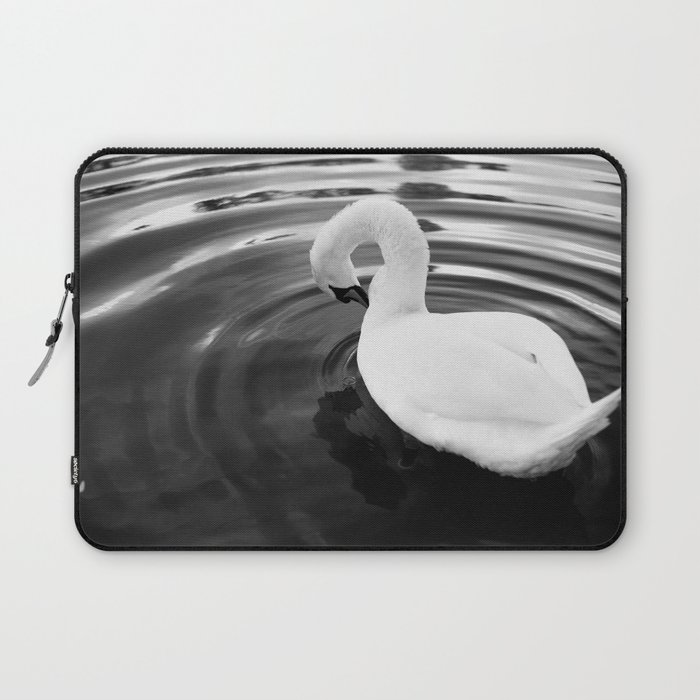 White swan. Laptop Sleeve