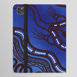 Authentic Aboriginal Art - Lizard (2022) iPad Folio Case