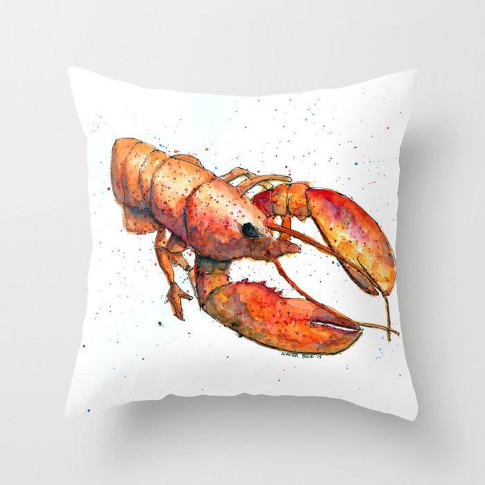 Mississippi Mud Bug Throw Pillow