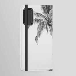 Floridian Palms Black & White #1 #tropical #wall #art #society6  Android Wallet Case