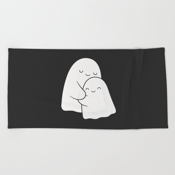 Ghost Hug - Soulmates Beach Towel