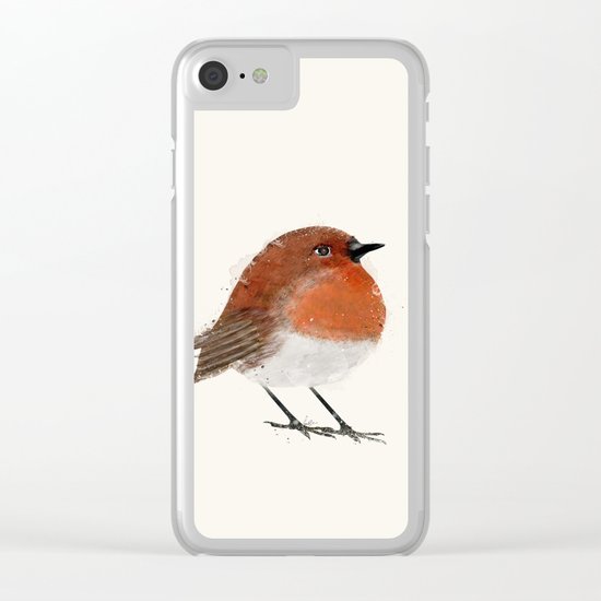little robin Clear iPhone Case