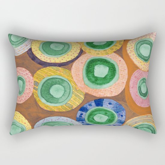 The Green Core Combines Rectangular Pillow